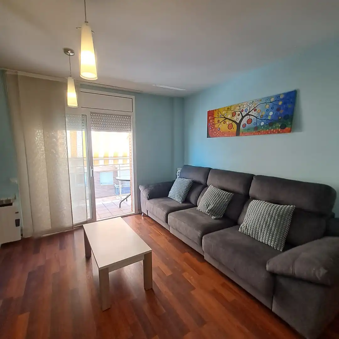 Sala de estar de Dúplex en venta en Castellbisbal con Calefacción, Parquet y Terraza