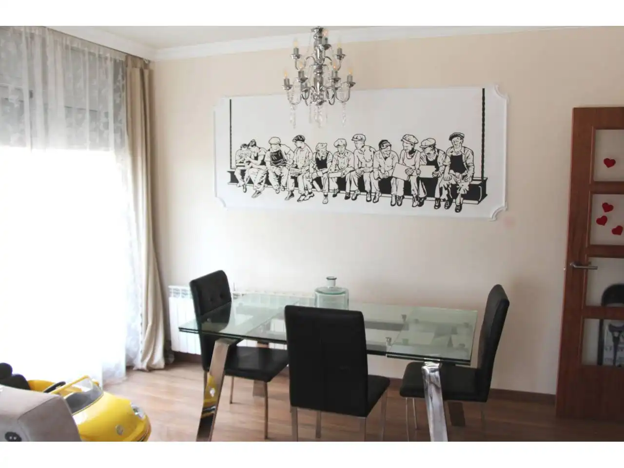 Esszimmer von Wohnung zum Verkauf in Granollers mit Klimaanlage, Heizung und Terrasse