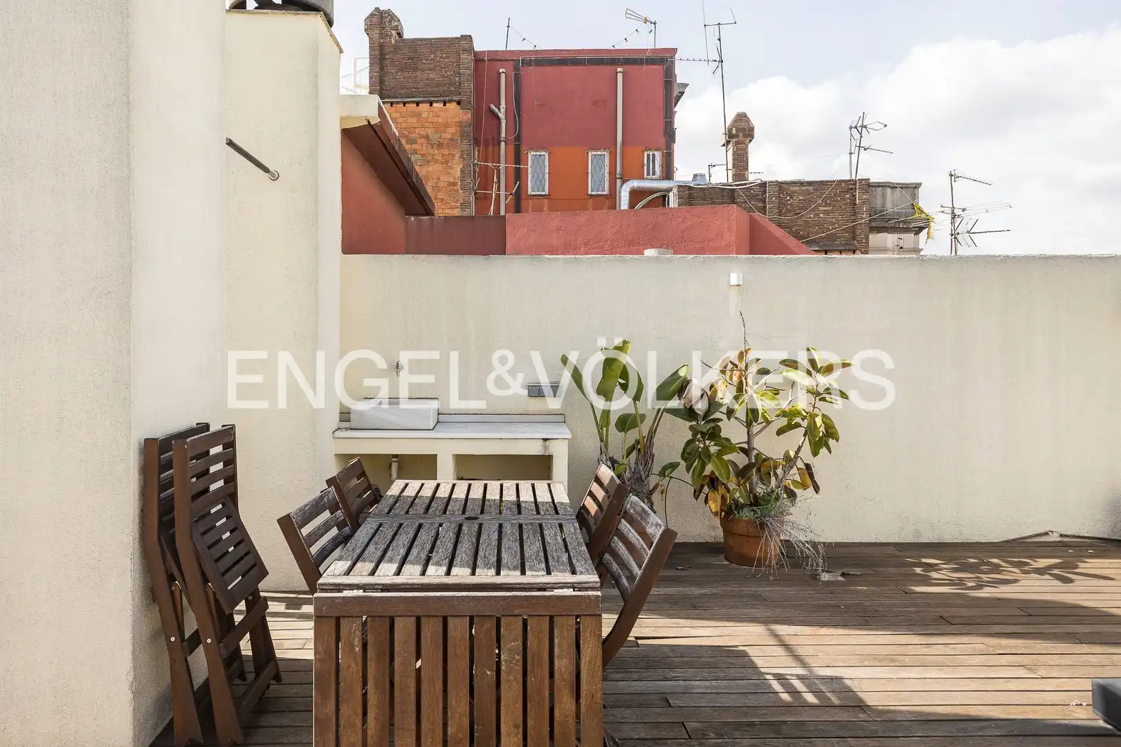 Terraza de Piso en venta en Barcelona con Calefacción, Jardín privado y Parquet