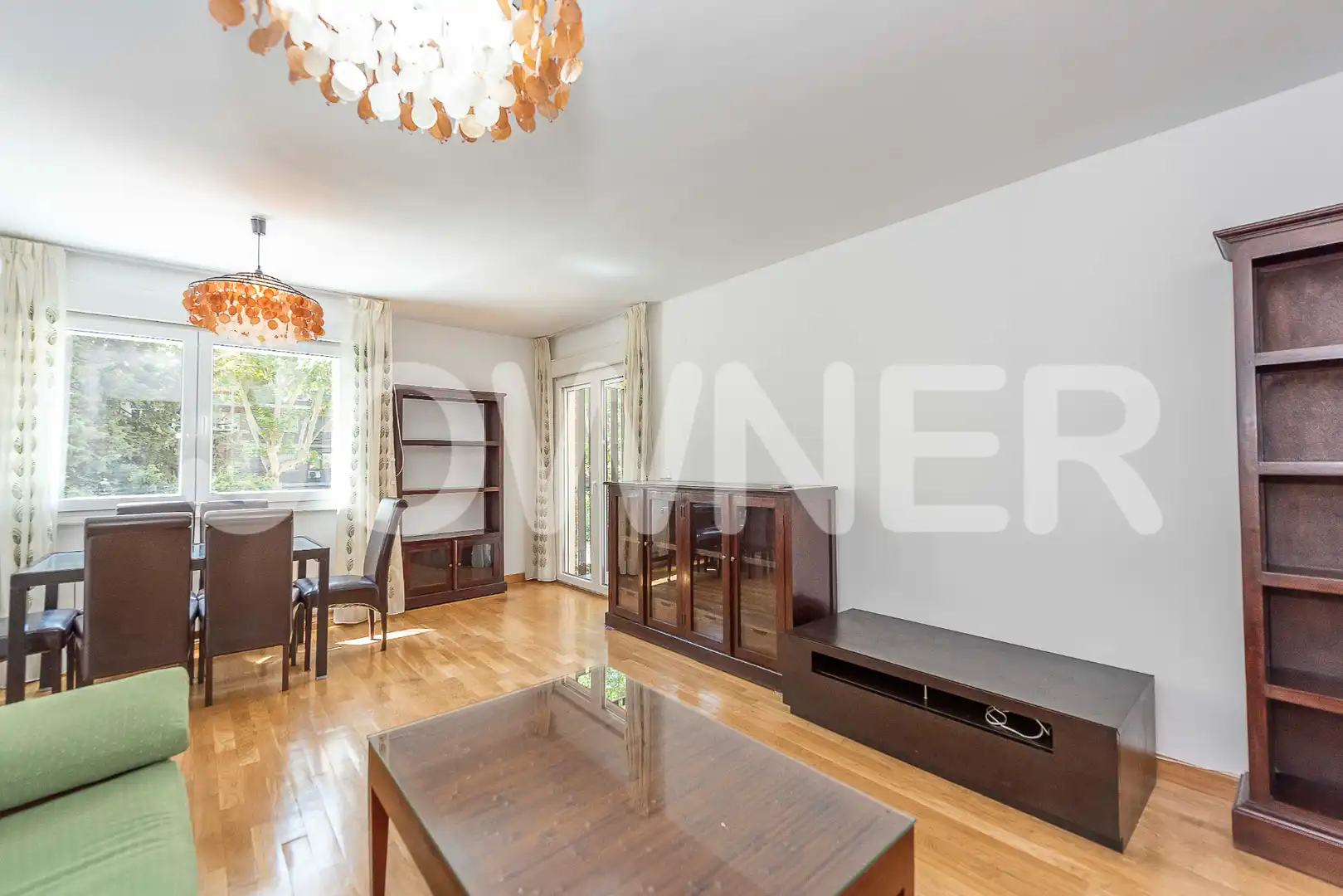 Wohnzimmer von Wohnung zur Miete in Madrid mit Klimaanlage, Heizung und Terrasse