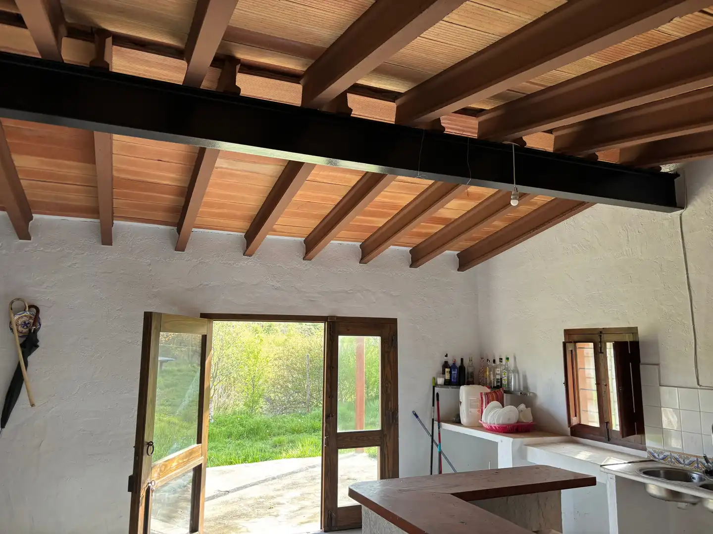 Comedor de Finca rústica en venta en Confrides con Jardín privado