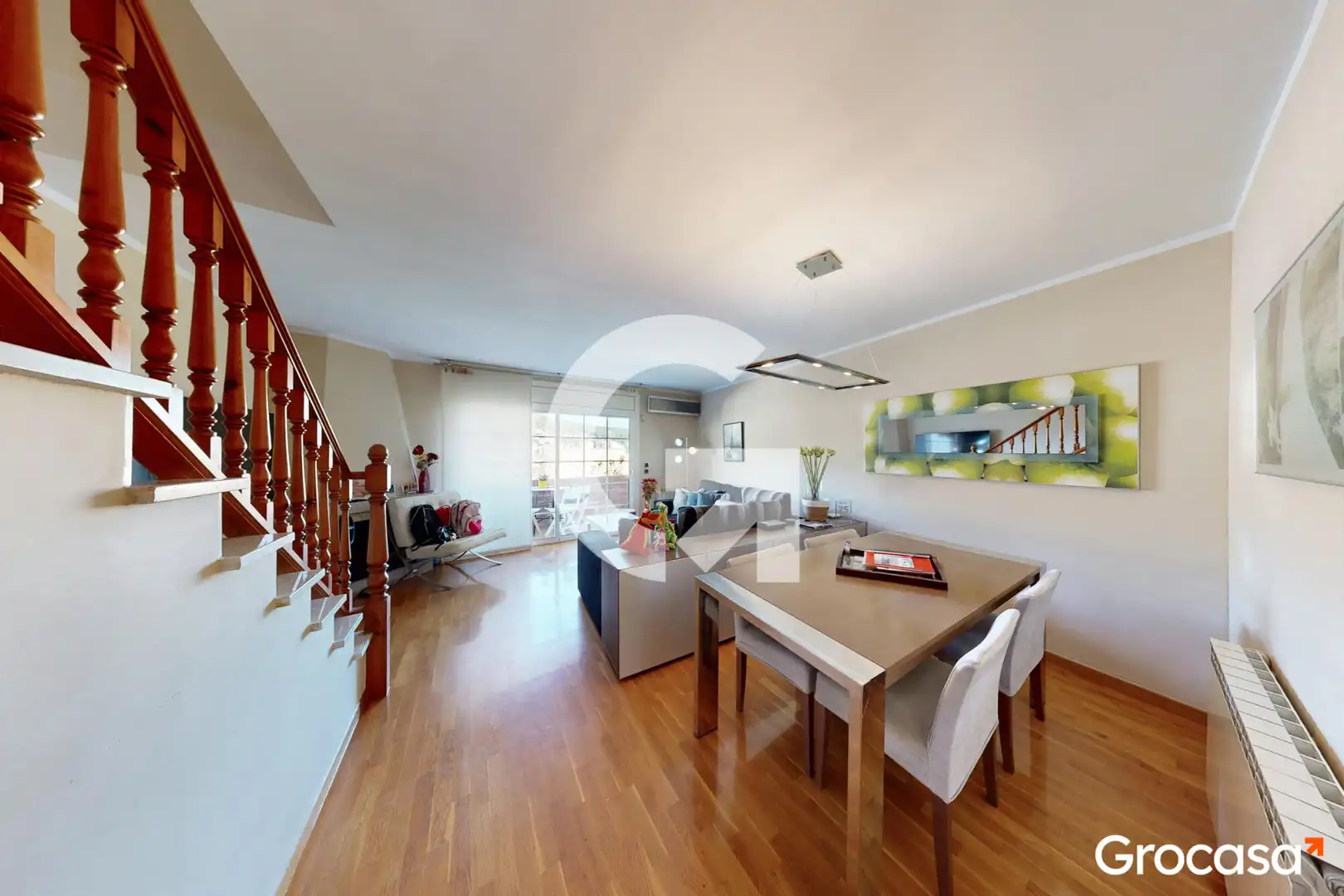 Sala de estar de Casa o chalet en venta en Vallirana con Aire acondicionado, Calefacción y Jardín privado