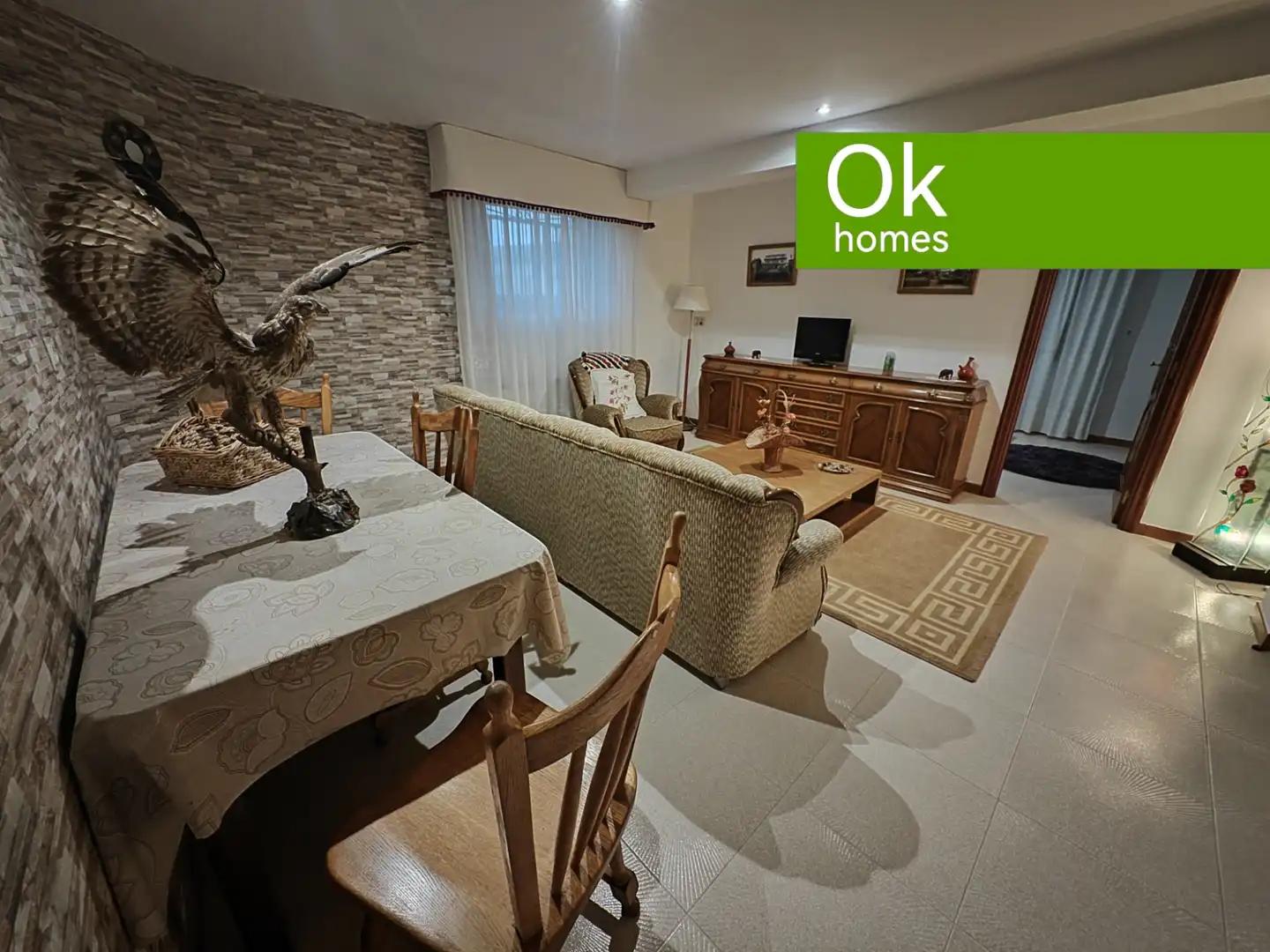 Sala d'estar de Casa o xalet en venda en Curtis amb Calefacció, Jardí privat i Terrassa