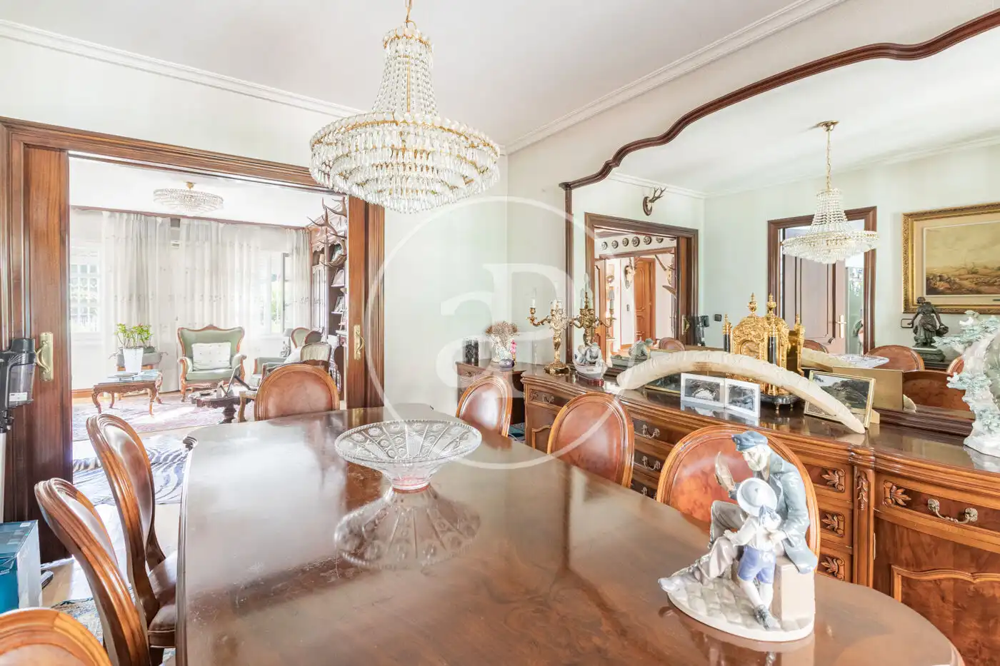 Comedor de Casa adosada en venta en Madrid con Aire acondicionado, Calefacción y Jardín privado