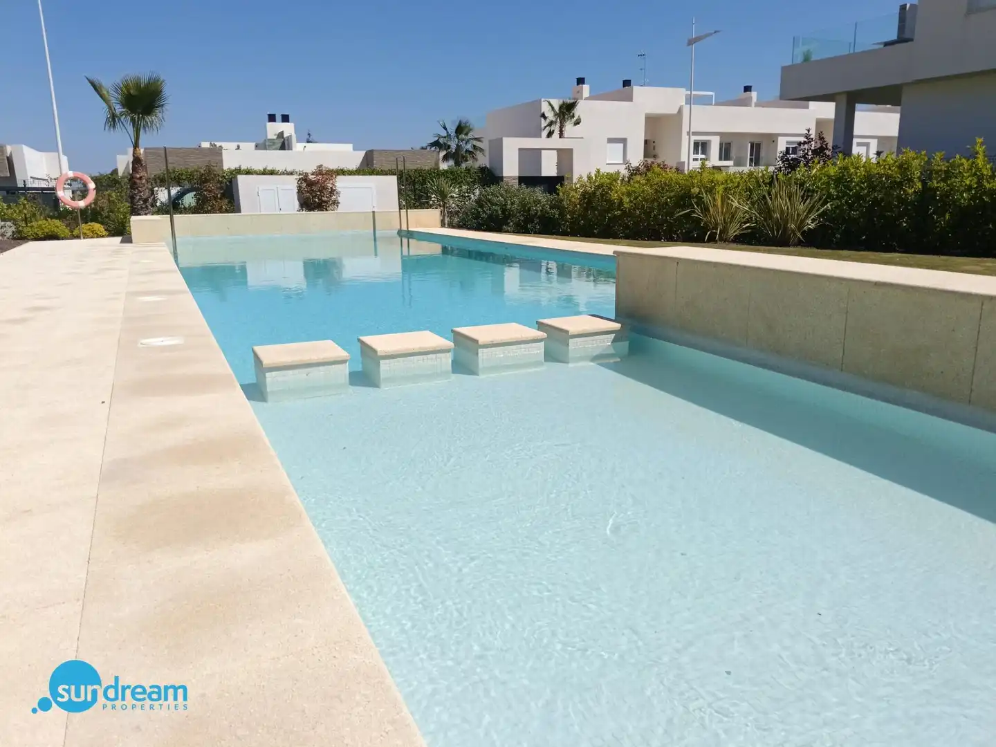 Piscina de Casa o chalet en venta en Algorfa con Aire acondicionado, Calefacción y Jardín privado