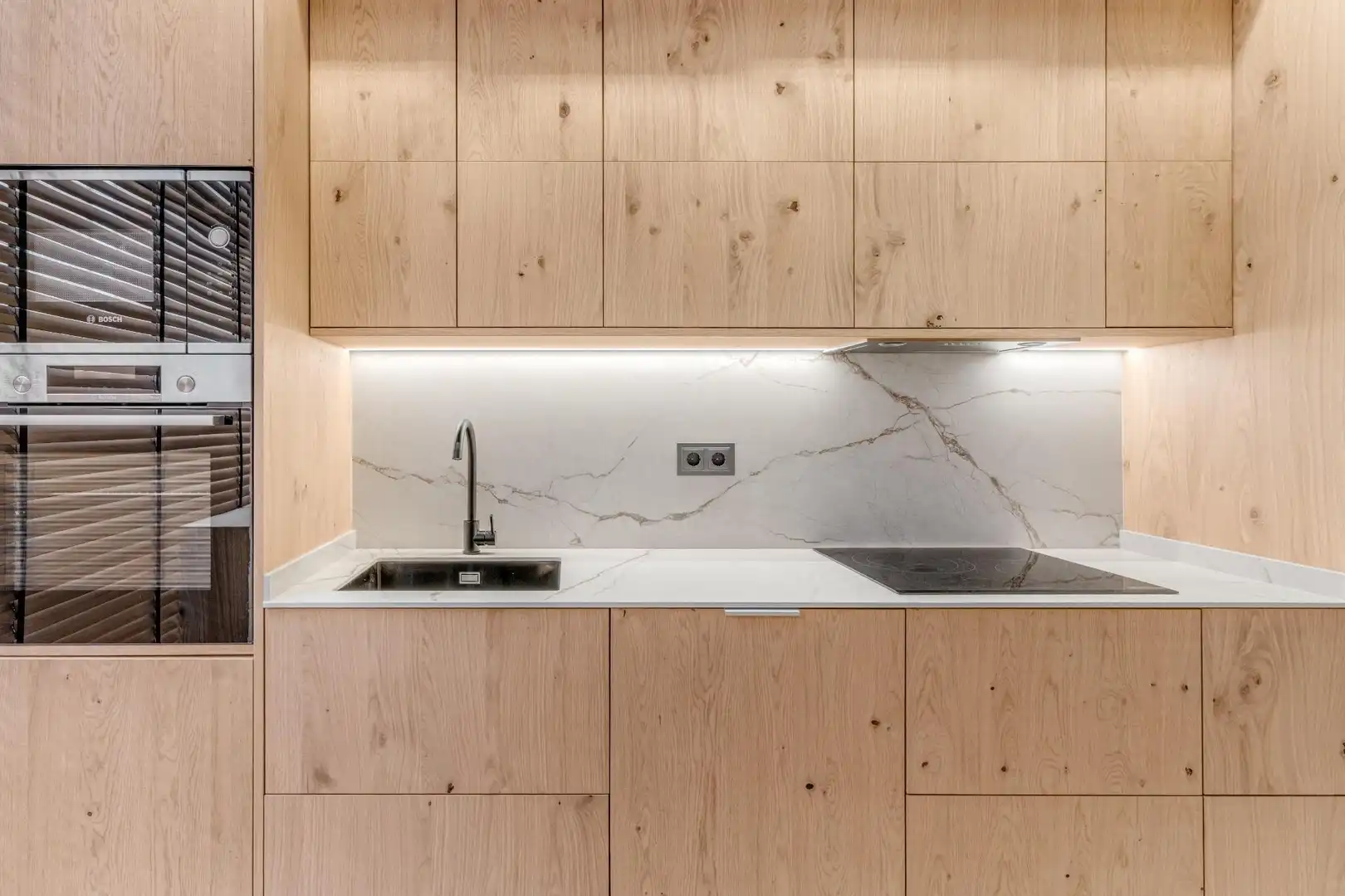Kitchen of Flat for sale in Barcelona  with Air Conditioner, Heating and Parquet flooring