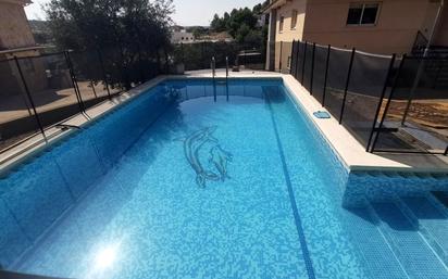 Swimming pool of House or chalet for sale in Cheste  with Air Conditioner, Heating and Private garden