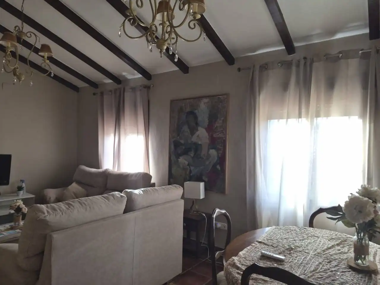 Living room of Houses for rent in Carmona  with Air Conditioner, Heating and Private garden