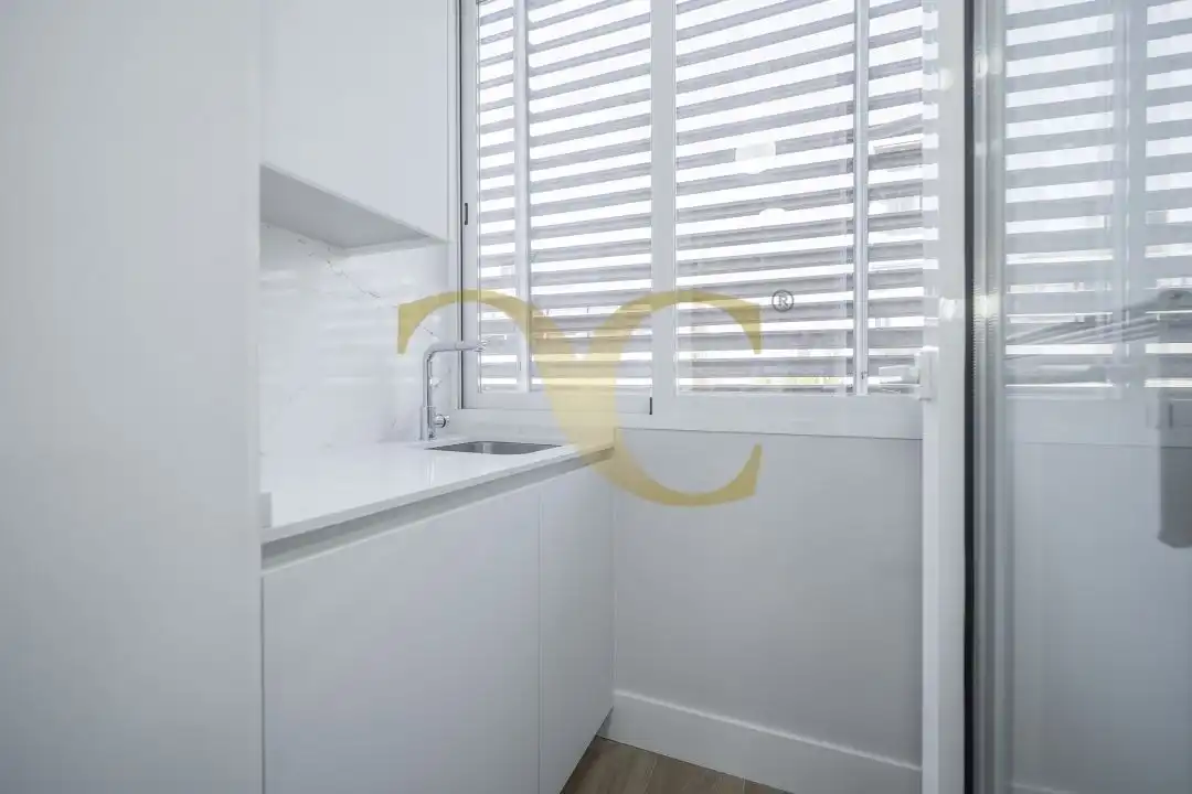 Küche von Wohnung zur Miete in Madrid mit Klimaanlage, Heizung und Privatgarten