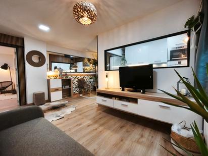 Living room of Flat for sale in Bilbao   with Heating and Furnished