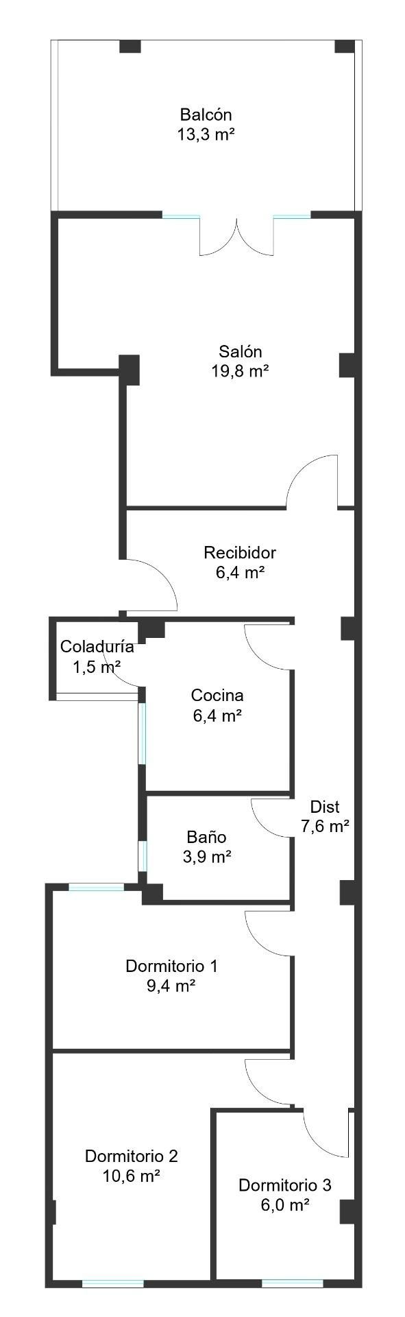 Flat for sale in  Palma de Mallorca  with Air Conditioner and Terrace