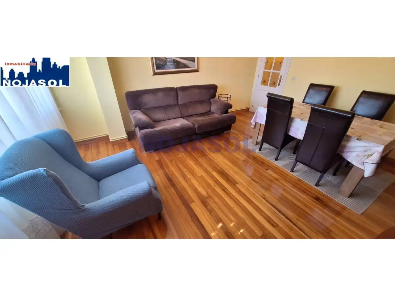 Sala de estar de Piso de alquiler en Noja con Terraza y Amueblado