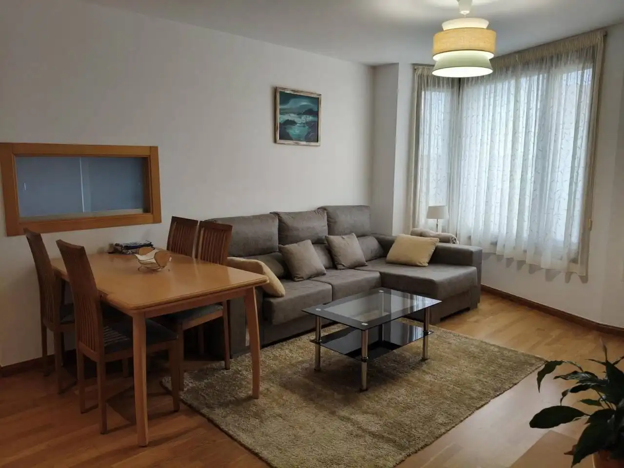 Living room of Flat for sale in Cariño  with Heating, Storage room and Furnished
