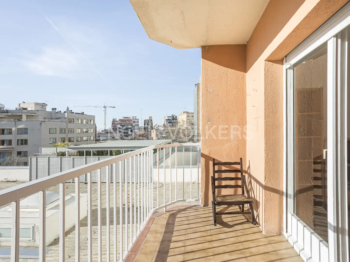 Terraza de Piso de alquiler en Barcelona con Calefacción, Parquet y Balcón