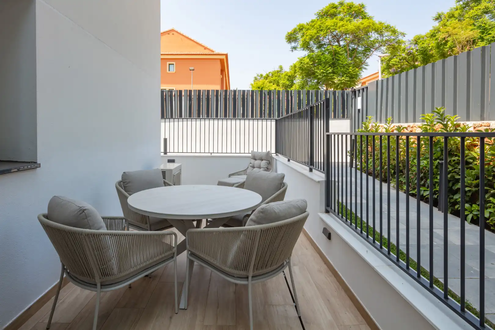 Terraza de Apartamento de alquiler en Jávea / Xàbia con Aire acondicionado, Calefacción y Parquet