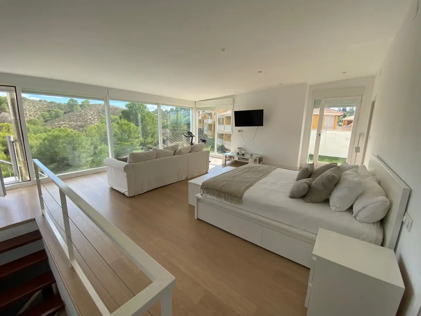 Wohnzimmer von Dachboden zum Verkauf in Molina de Segura mit Klimaanlage, Heizung und Terrasse