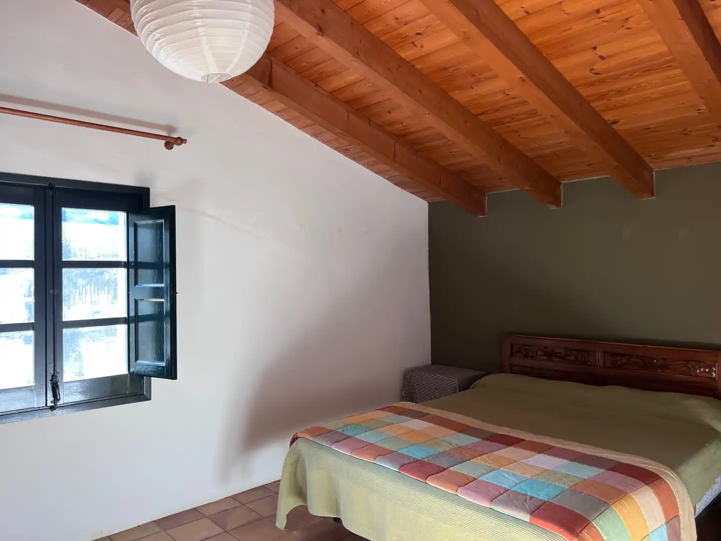 Dormitori de Finca rústica en venda en Mieres (Girona) amb Aire condicionat, Jardí privat i Parquet