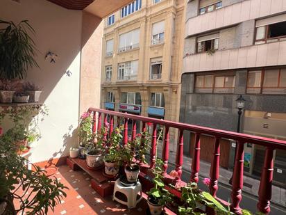 Balcony of Flat for sale in Gijón   with Terrace