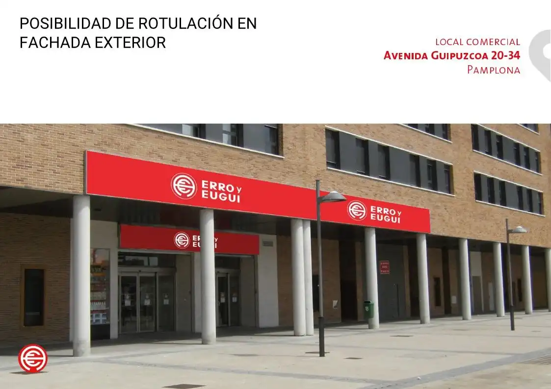 Exterior view of Commercial properties for rent in  Pamplona / Iruña  with Heating