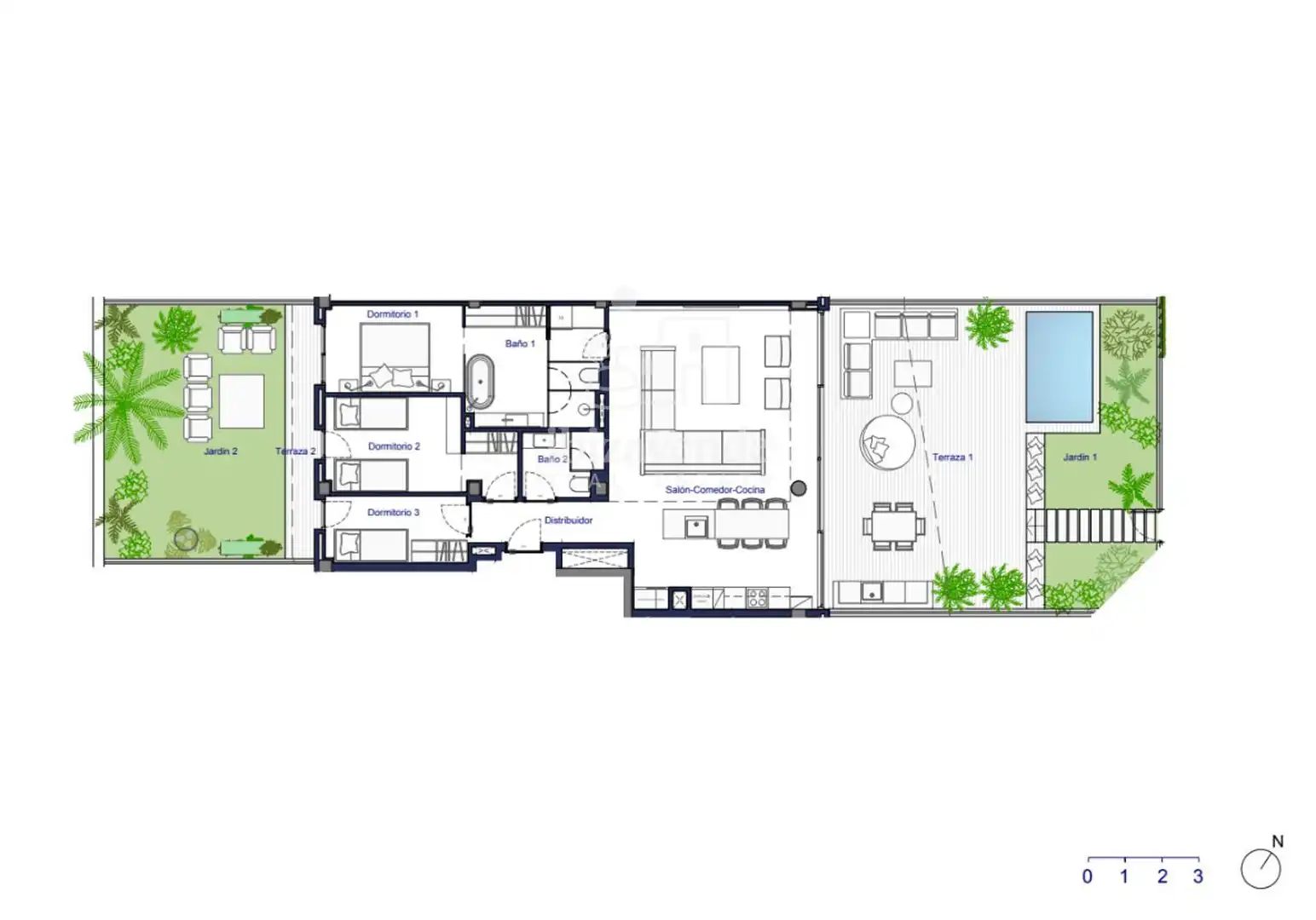 Piso con piscina en venta en Joaquin Gadea, imagen 25