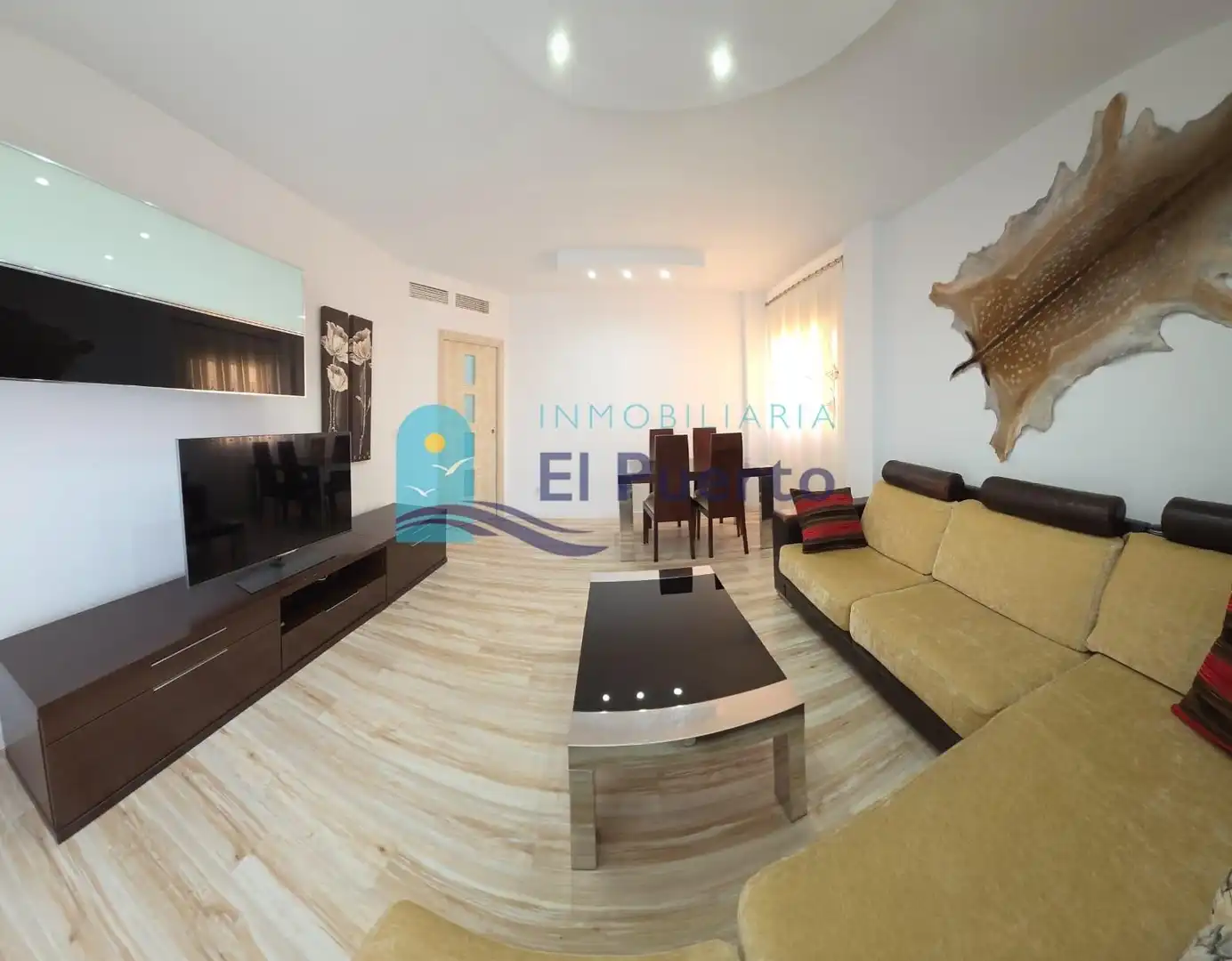 Sala de estar de Piso en venta en Mazarrón con Aire acondicionado, Terraza y Trastero