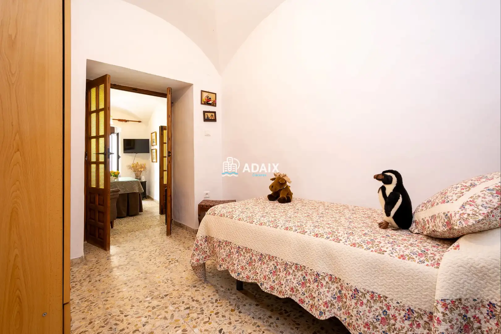 Schlafzimmer von Einfamilien-Reihenhaus zum Verkauf in Brozas mit Terrasse, Abstellraum und Balkon