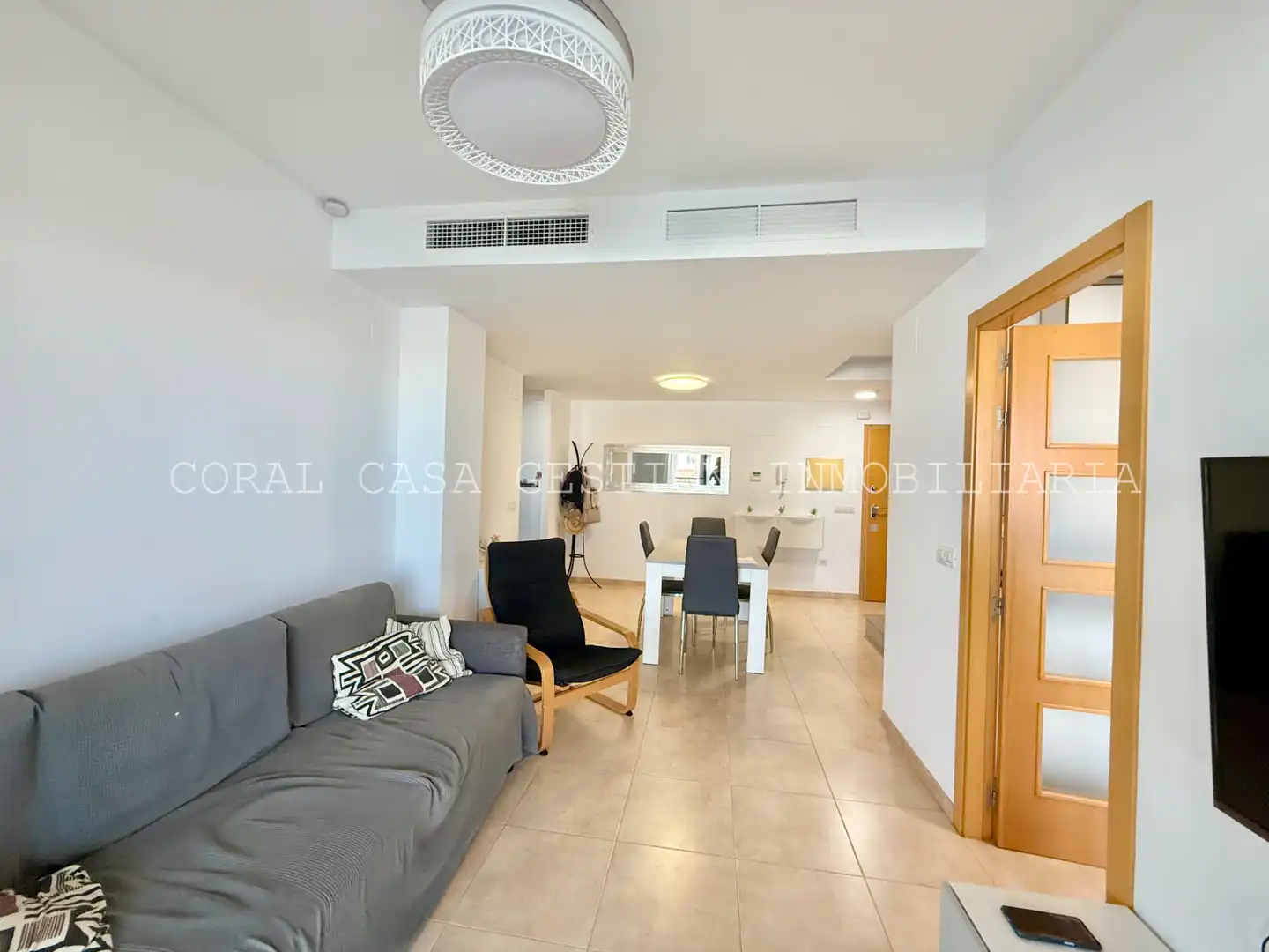 Sala d'estar de Àtic de lloguer en Chilches / Xilxes amb Aire condicionat, Terrassa i Traster