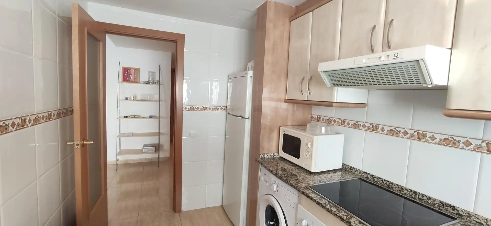 Küche von Wohnung zur Miete in La Ràpita mit Möbliert und Balkon