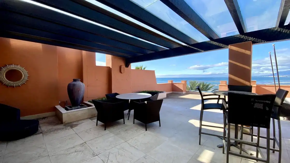 Terraza de Ático en venta en Marbella con Aire acondicionado, Terraza y Sauna