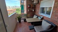 Balcony of Flat for sale in  Barcelona Capital  with Air Conditioner, Heating and Parquet flooring