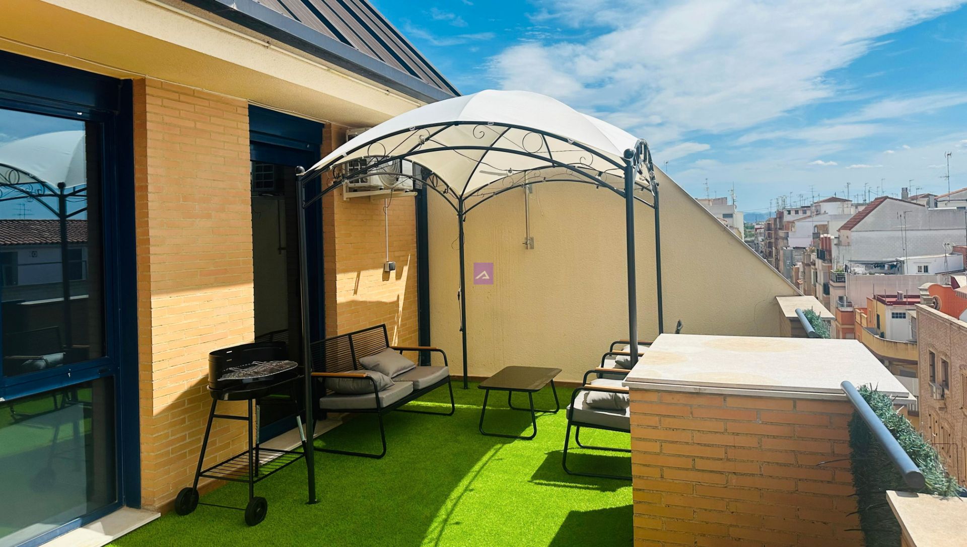 Terrassa de Àtic de lloguer en Alzira amb Aire condicionat, Terrassa i Moblat