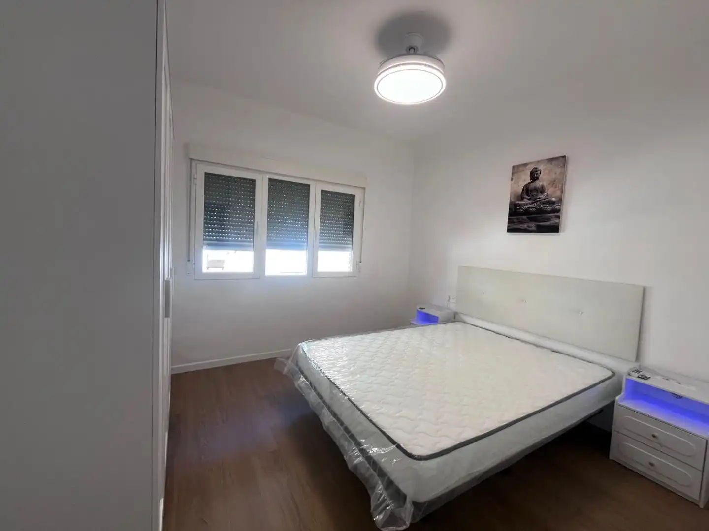 Bedroom of Flat for rent in Mérida  with Air Conditioner, Parquet flooring and Furnished