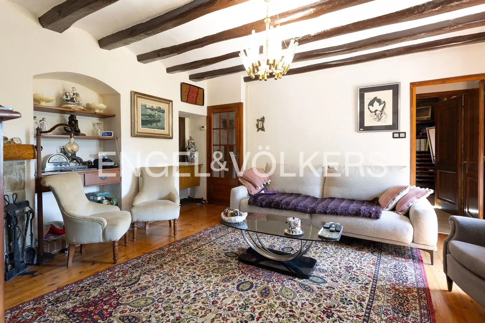 Sala de estar de Casa o chalet en venta en Castellbell i el Vilar con Calefacción