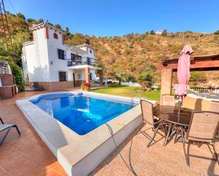 Jardí de Casa o xalet en venda en Iznate amb Aire condicionat, Piscina i Moblat