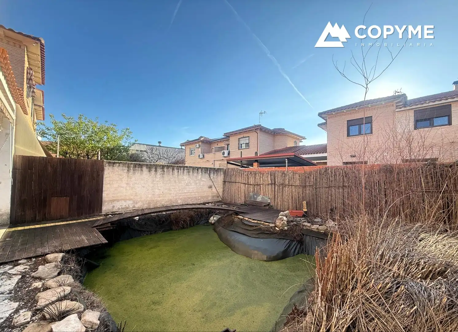 Jardín de Casa adosada en venta en Santa Olalla con Aire acondicionado, Calefacción y Jardín privado
