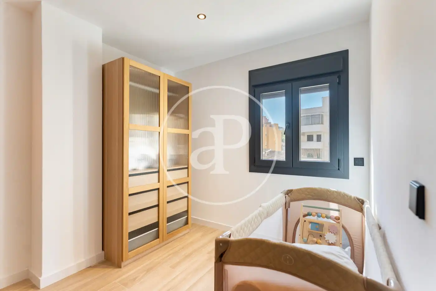 Schlafzimmer von Wohnung zur Miete in  Palma de Mallorca mit Klimaanlage, Heizung und Haustiere erlaubt
