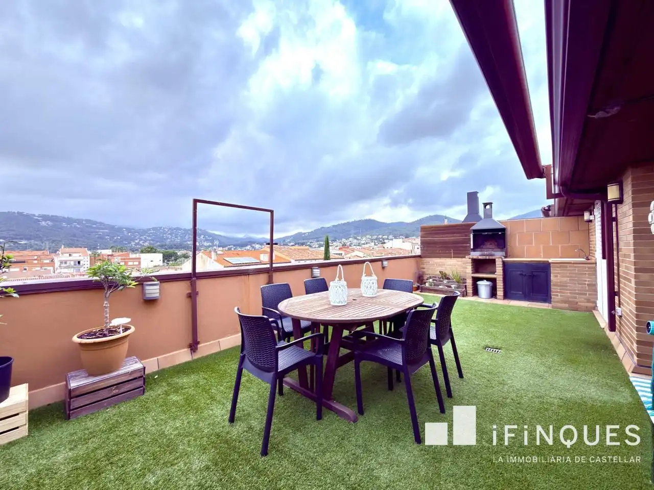Terraza de Dúplex en venta en Castellar del Vallès con Aire acondicionado, Calefacción y Parquet