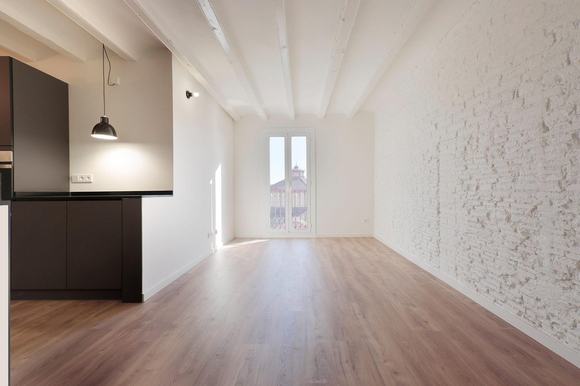 Wohnzimmer von Wohnung zum Verkauf in  Barcelona Capital mit Klimaanlage