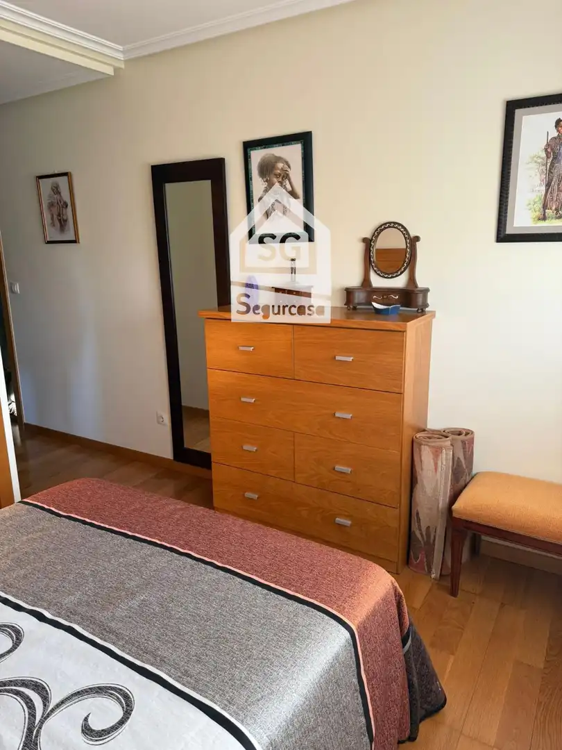 Bedroom of Flat for sale in Ourense Capital   with Heating, Terrace and Storage room