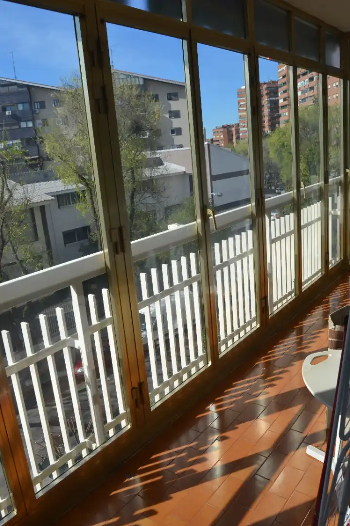 Terraza de Piso en venta en Madrid con Calefacción, Jardín privado y Parquet