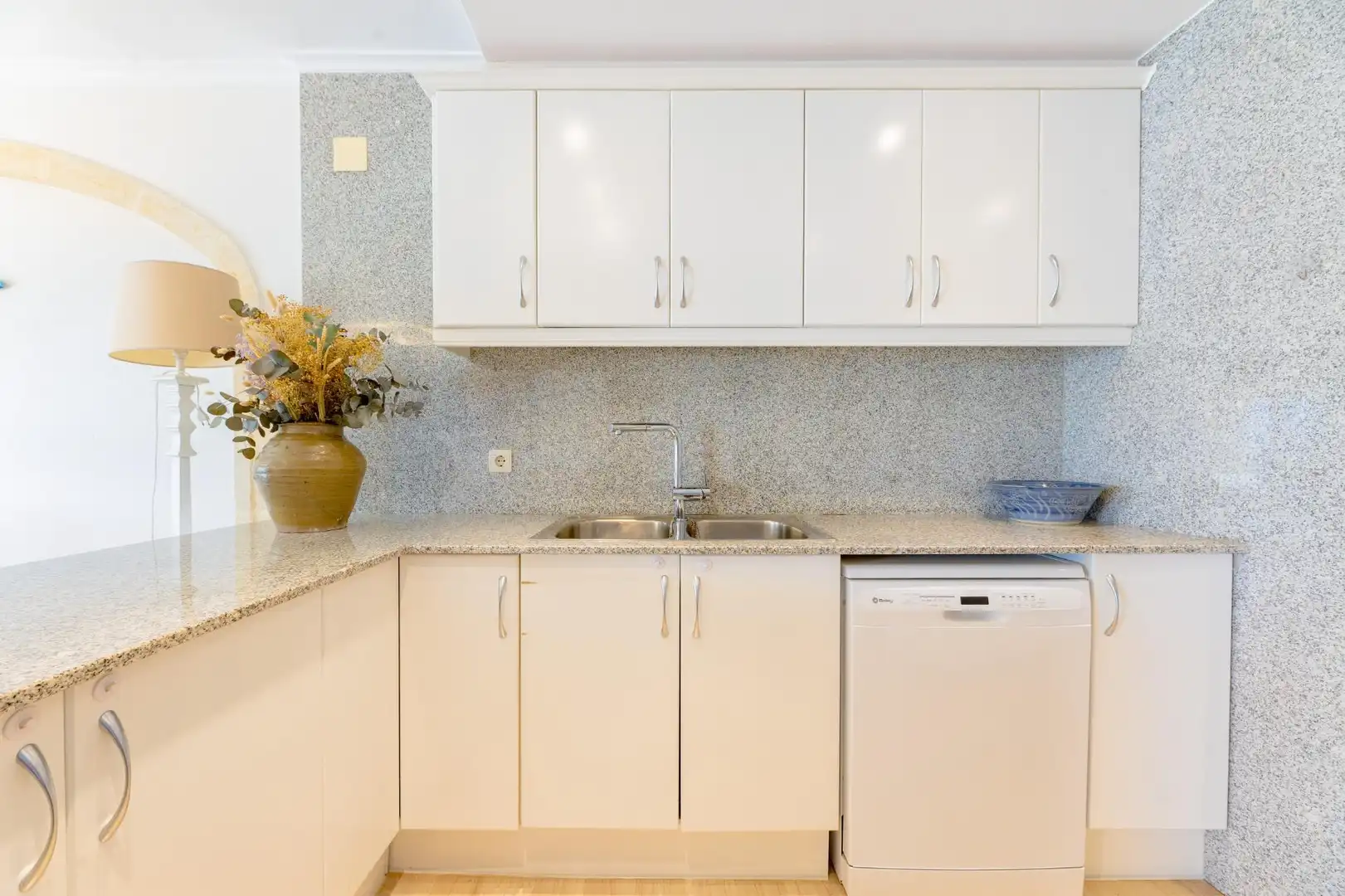 Cocina de Piso en venta en Jávea / Xàbia con Aire acondicionado, Jardín privado y Terraza
