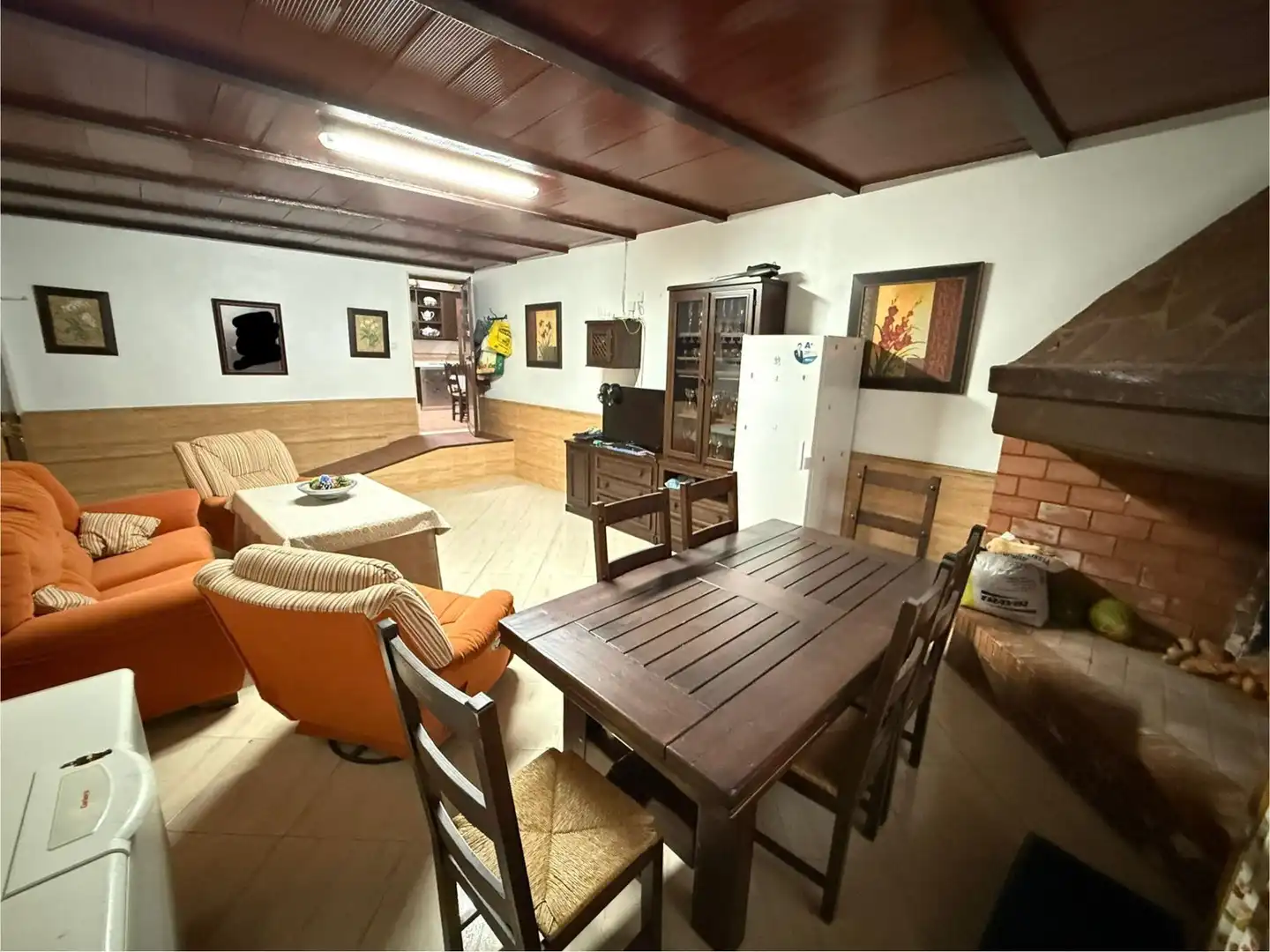 Sala d'estar de Finca rústica en venda en Alameda amb Aire condicionat, Jardí privat i Terrassa