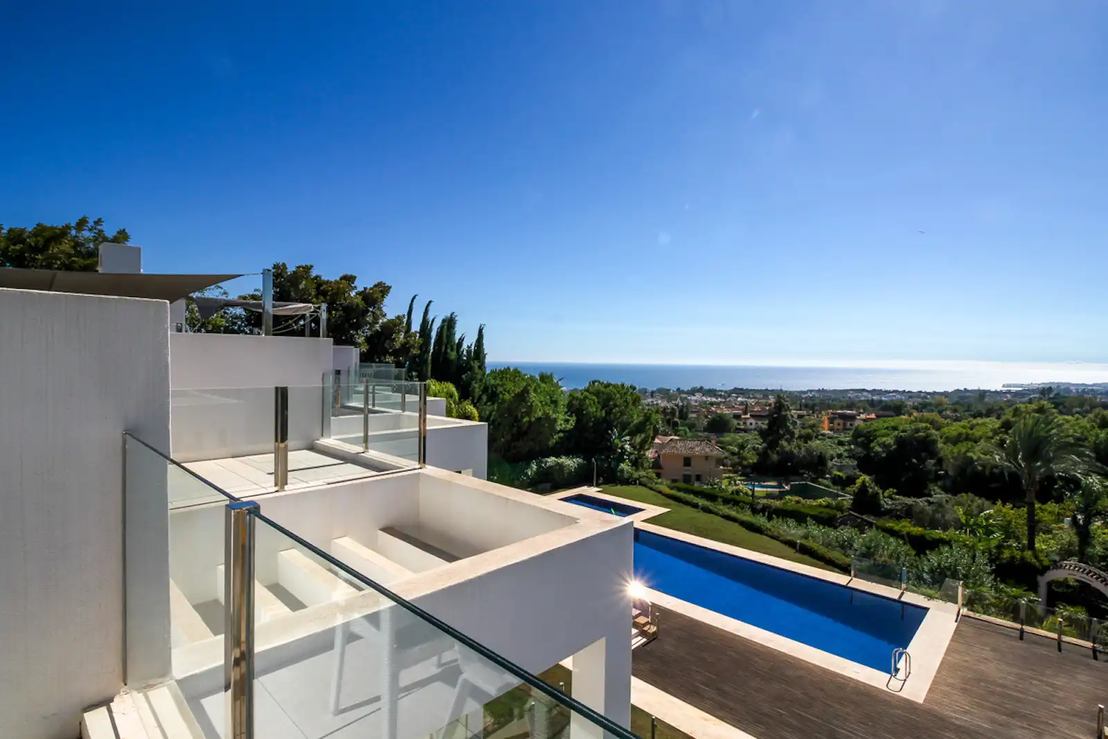 Jardín de Casa adosada de alquiler en Marbella con Aire acondicionado, Calefacción y Jardín privado