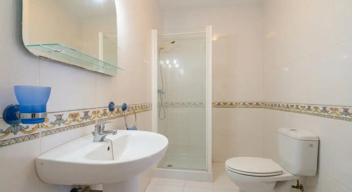 Bathroom of Flat for sale in Mojácar  with Air Conditioner, Terrace and Furnished