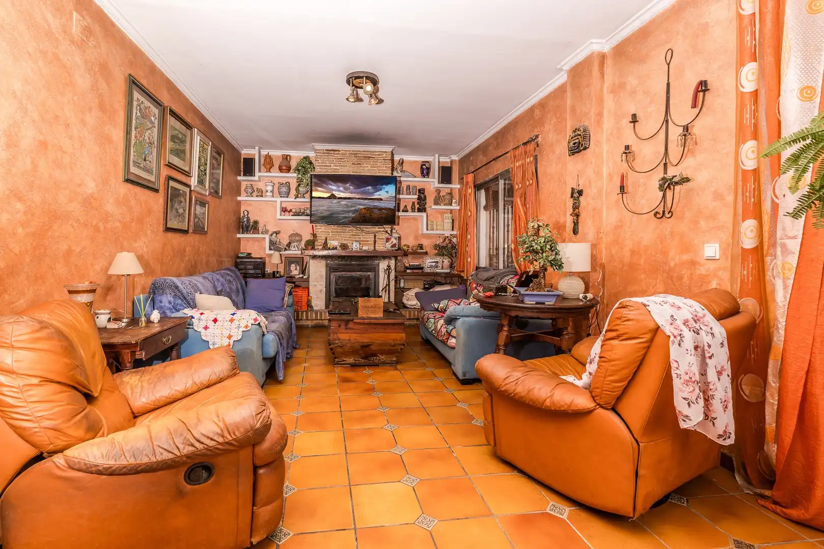 Living room of Houses for sale in Dénia  with Air Conditioner, Heating and Private garden