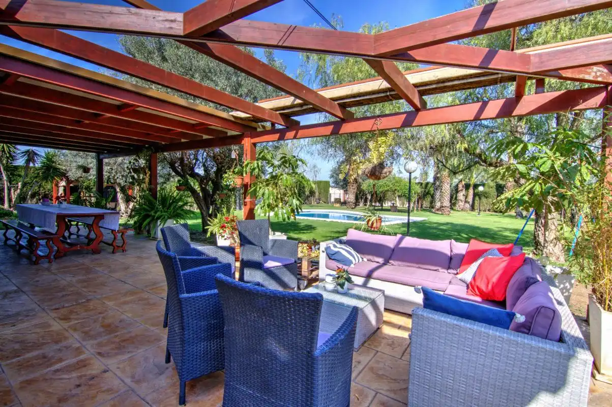 Terraza de Finca rústica en venta en Dolores con Aire acondicionado, Calefacción y Jardín privado
