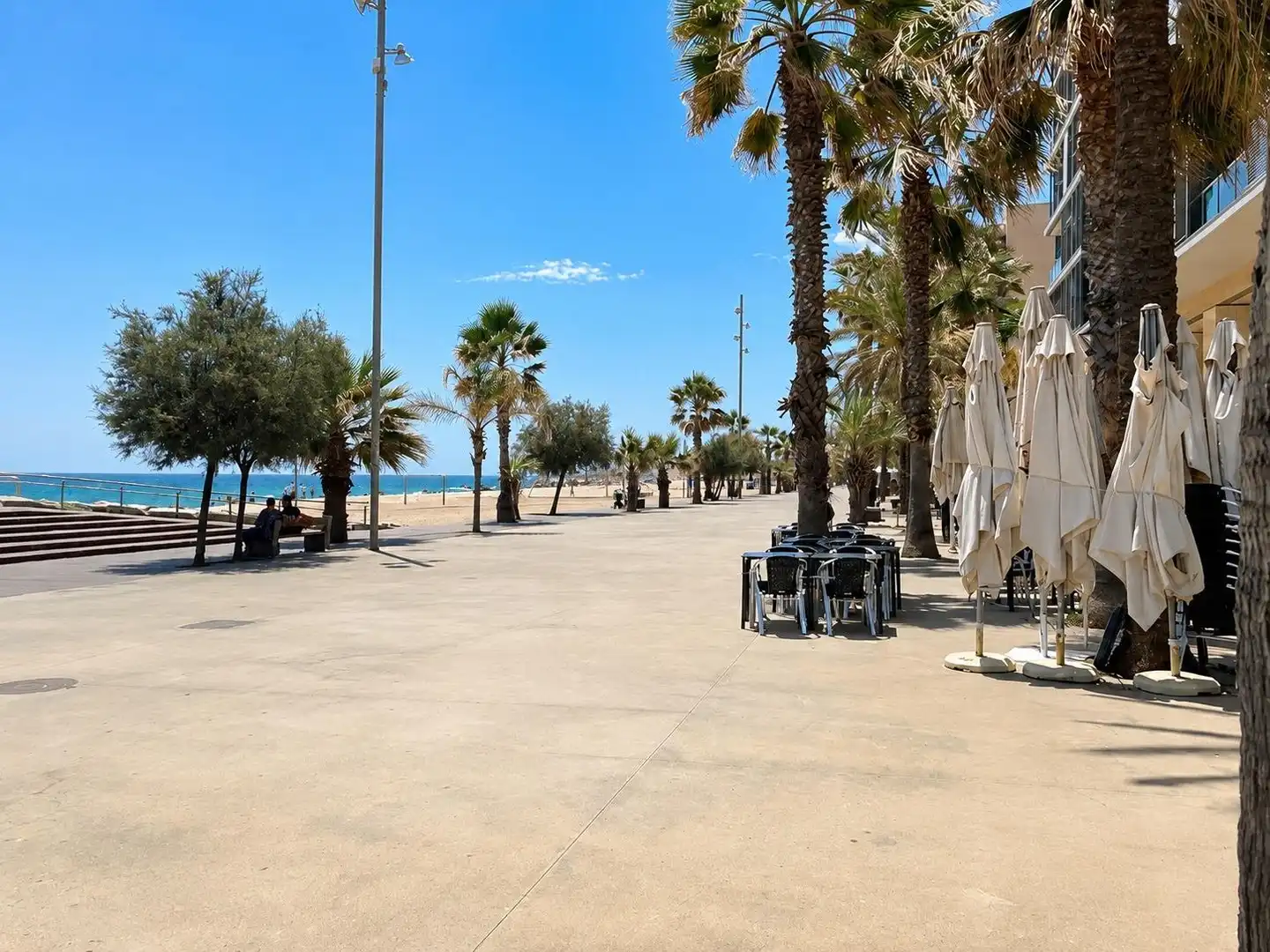 Vista exterior de Piso de alquiler en Badalona con Calefacción, Parquet y Terraza