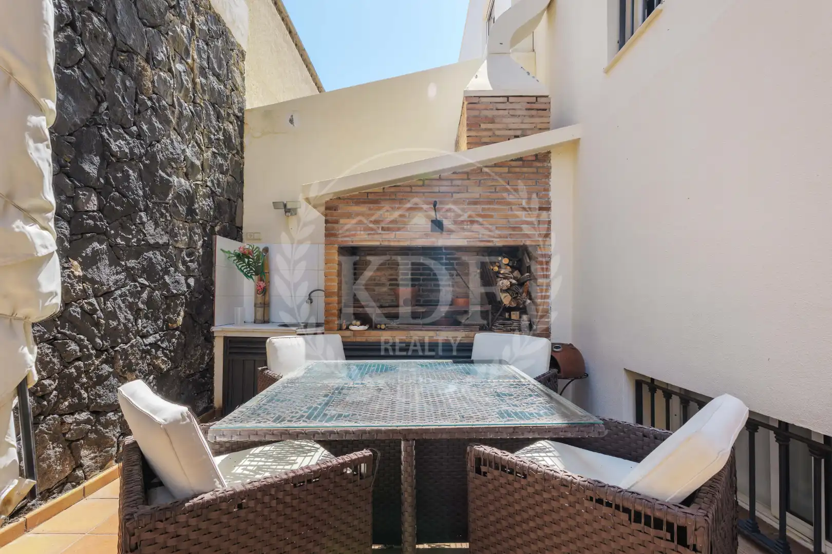 Terrace of Houses for sale in El Rosario  with Private garden, Terrace and Swimming Pool
