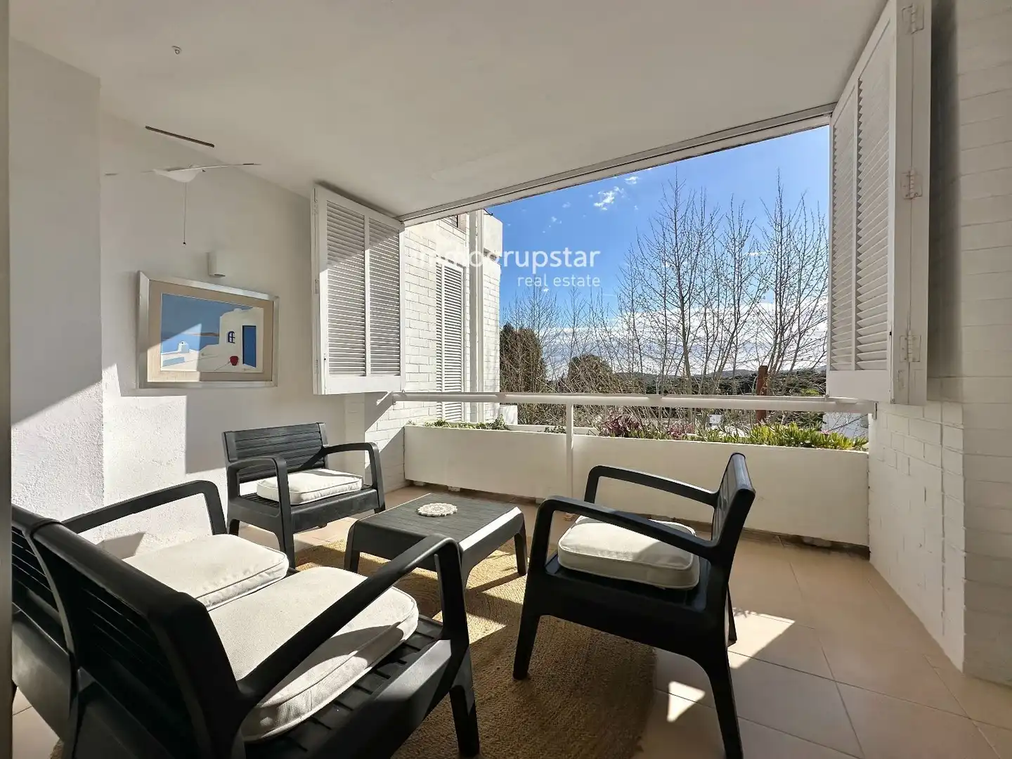 Terrassa de Apartament en venda en Castell d'Aro, Platja d'Aro i s'Agaró amb Calefacció, Parquet i Terrassa