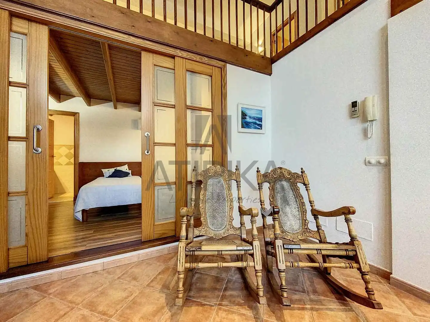 Schlafzimmer von Wohnung zum Verkauf in Sant Lluís mit Klimaanlage, Terrasse und Möbliert